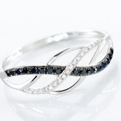 Bague Amara Or Blanc Diamant -Garmin Soldes B3DFBDD201 view3