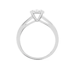 Bague Solitaire Grace Or Blanc Diamant -Garmin Soldes B3DFBDW01D view2