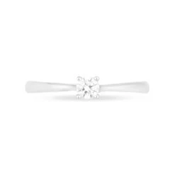Bague Solitaire Victoria Or Blanc Diamant -Garmin Soldes B3DFBDW03N view1