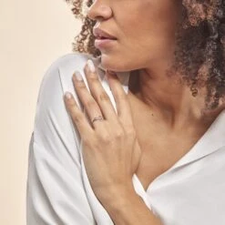 Bague Emma-lise Or Blanc Diamant -Garmin Soldes B3DFBDW048 model0