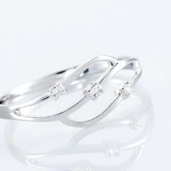 Bague Marnie Or Blanc Diamant -Garmin Soldes B3DFBDW0C6 view3