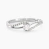 Bague Antigone Or Blanc Diamant