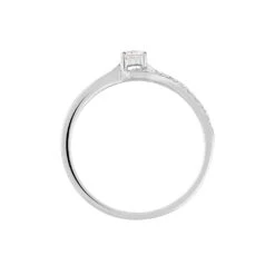 Bague Antigone Or Blanc Diamant -Garmin Soldes B3DFBDW0LG view2