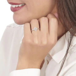 Bague Anea Or Blanc Diamant 12 Bague Anea Or Blanc Diamant -Garmin Soldes B3DFBDW37I model0