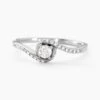 Bague Vrille Accompagnee Or Blanc Diamant 2 Bague Vrille Accompagnee Or Blanc Diamant -Garmin Soldes B3DFBDW387 master