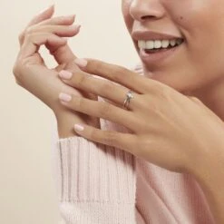 Bague Jone Or Blanc Diamant -Garmin Soldes B3DFBDW3AC model0