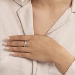 Bague Bague Or Blanc Diamant -Garmin Soldes B3DFBDW3NN model0