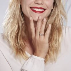 Bague Ilariane Or Blanc Diamant -Garmin Soldes B3DFBDW3WC model0