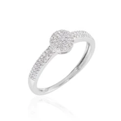 Bague Lisyae Or Blanc Diamants