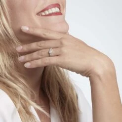 Bague Lisyae Or Blanc Diamants -Garmin Soldes B3DFBDW3YW model0