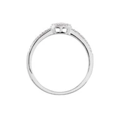 Bague Lisyae Or Blanc Diamants -Garmin Soldes B3DFBDW3YW view2