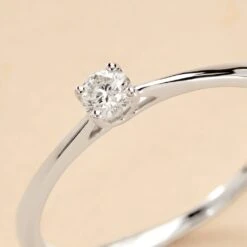 Bague Victoria Or Blanc Diamant -Garmin Soldes B3DFBDW3ZJ view3