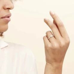 Bague Julia Or Blanc Diamant -Garmin Soldes B3DFBDW409 model0