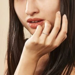 Bague Sabine Or Blanc Diamant -Garmin Soldes B3DFBDW42O model0