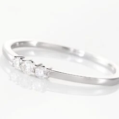 Bague Sabine Or Blanc Diamant -Garmin Soldes B3DFBDW42O view3