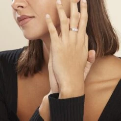 Bague Rosaleen Blanc Diamant Blanc Diamant -Garmin Soldes B3DFBDW4C3 model0