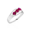 Bague Or Blanc Rubis