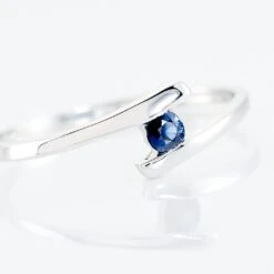 Bague Tamyra Or Blanc Saphir -Garmin Soldes B3DFBSB025 view3