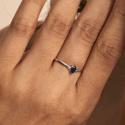 Bague Urana Or Blanc Saphir -Garmin Soldes B3DFBSB027 model1