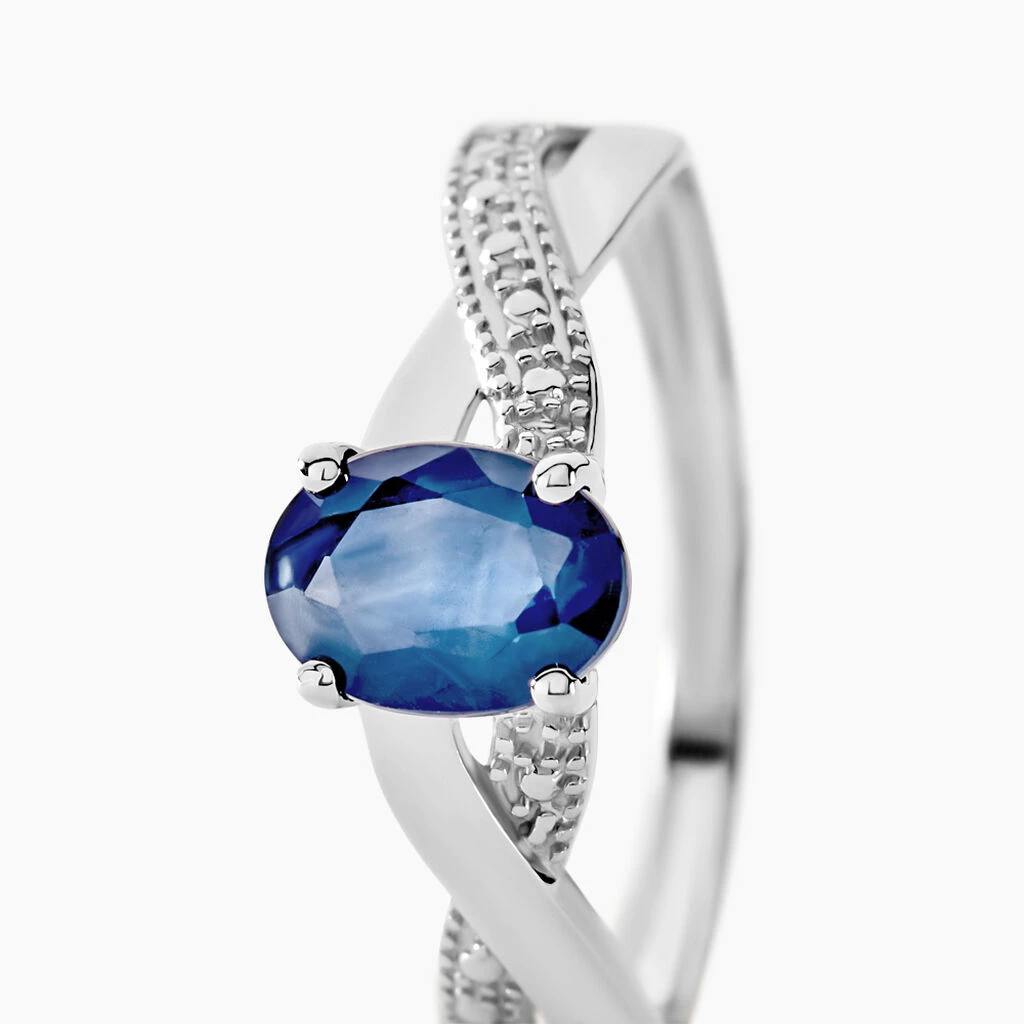 Bague Candice Or Blanc Saphir 4 Bague Candice Or Blanc Saphir – Image 2