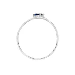 Bague Sakina Or Blanc Saphir -Garmin Soldes B3DFBSB038 view2