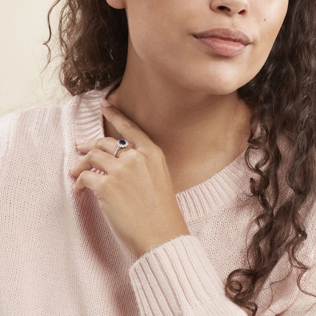 Bague Vladimir Or Blanc Saphir Et Diamant 7 Bague Vladimir Or Blanc Saphir Et Diamant – Image 5