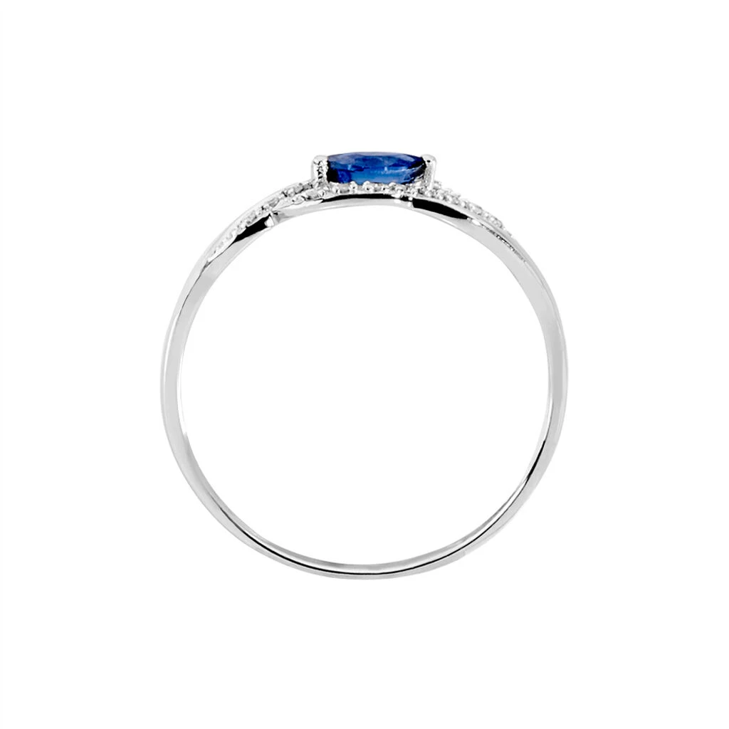 Bague Syriana Or Blanc Saphir Et Diamant 5 Bague Syriana Or Blanc Saphir Et Diamant – Image 3