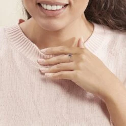 Bague Janah Or Blanc Topaze Et Oxyde De Zirconium -Garmin Soldes B3DFBT5526 model0