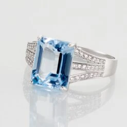 Bague Or Blanc Darryl Topaze Oxydes De Zirconium 11 Bague Or Blanc Darryl Topaze Oxydes De Zirconium -Garmin Soldes B3DFBTB811 view3