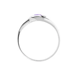 Bague Tiphaine Or Blanc Amethyste 8 Bague Tiphaine Or Blanc Amethyste -Garmin Soldes B3DFBYI462 view2