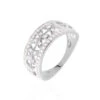 Bague Aella Or Blanc Oxyde De Zirconium