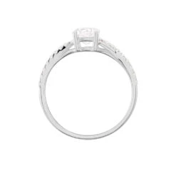 Bague Evita Or Blanc Oxyde De Zirconium -Garmin Soldes B3DFBZW0HV view2