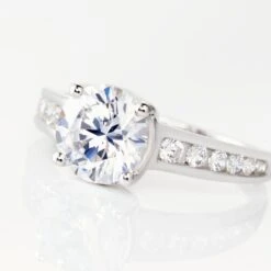 Bague Tatjana Or Blanc Oxyde De Zirconium -Garmin Soldes B3DFBZW0NQ view3