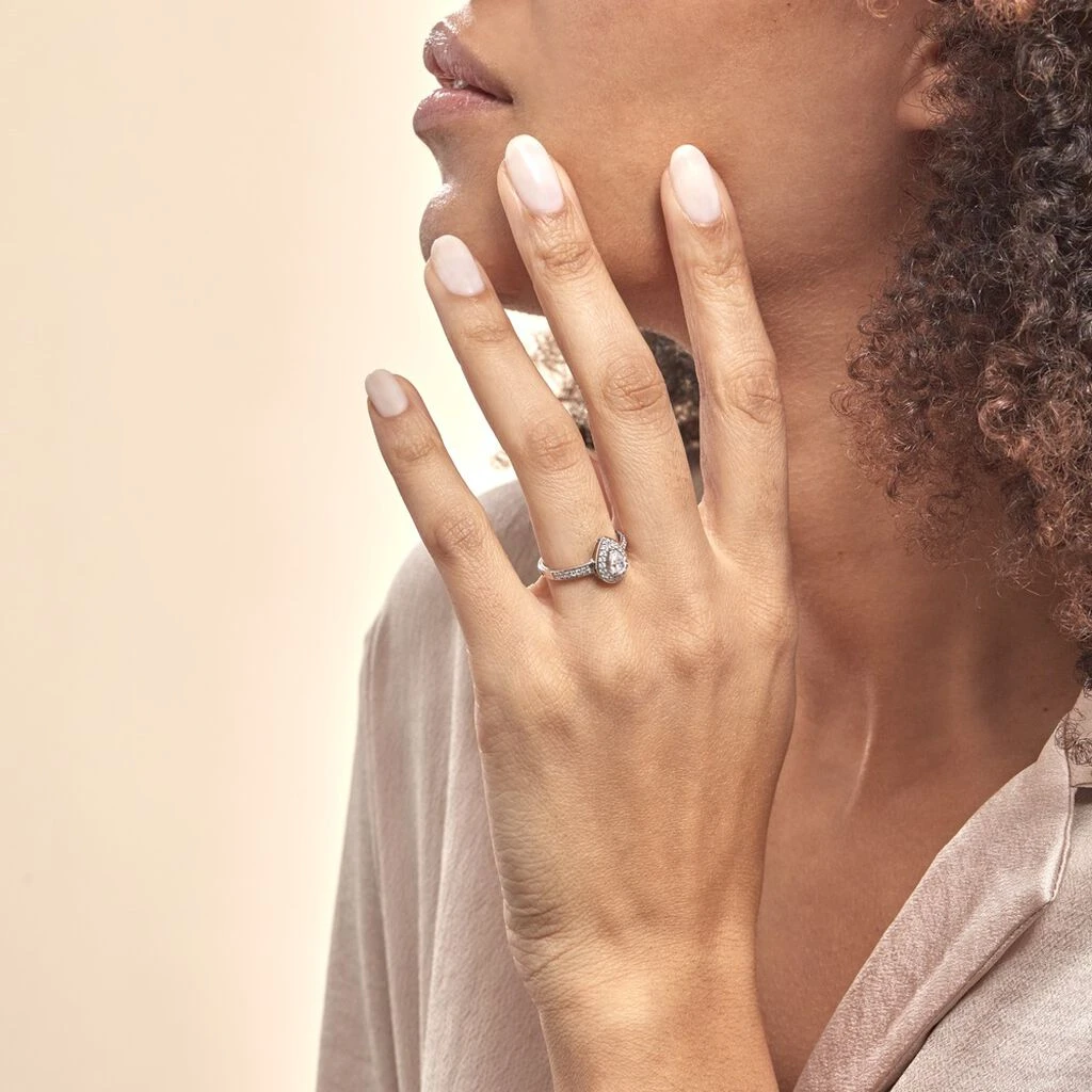 Bague Or Blanc Uxellus Oxyde De Zirconium 8 Bague Or Blanc Uxellus Oxyde De Zirconium – Image 6