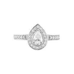 Bague Or Blanc Uxellus Oxyde De Zirconium 9 Bague Or Blanc Uxellus Oxyde De Zirconium -Garmin Soldes B3DFBZW0QP view1