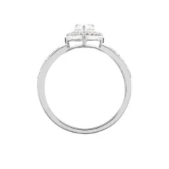 Bague Or Blanc Uxellus Oxyde De Zirconium 10 Bague Or Blanc Uxellus Oxyde De Zirconium -Garmin Soldes B3DFBZW0QP view2