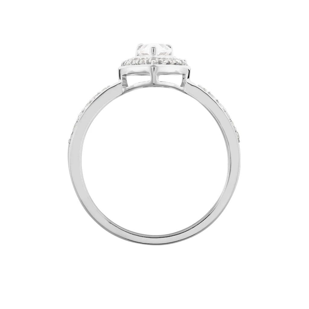 Bague Or Blanc Uxellus Oxyde De Zirconium 5 Bague Or Blanc Uxellus Oxyde De Zirconium – Image 3