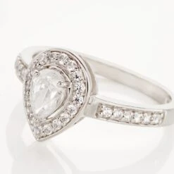 Bague Or Blanc Uxellus Oxyde De Zirconium 11 Bague Or Blanc Uxellus Oxyde De Zirconium -Garmin Soldes B3DFBZW0QP view3