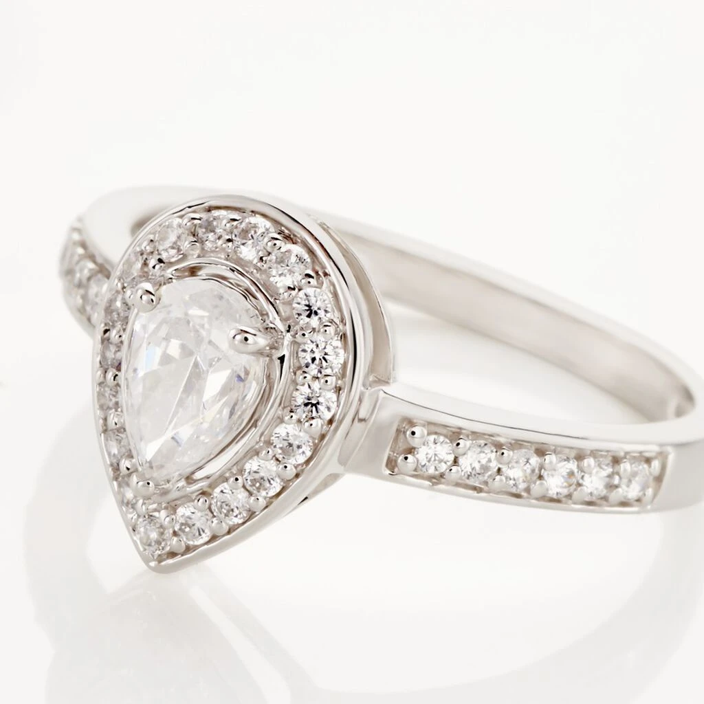 Bague Or Blanc Uxellus Oxyde De Zirconium 6 Bague Or Blanc Uxellus Oxyde De Zirconium – Image 4