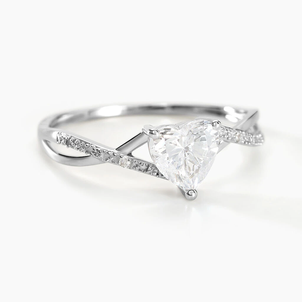 Bague Or Blanc Clothilde Oxyde De Zirconium 3 Bague Or Blanc Clothilde Oxyde De Zirconium