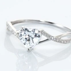 Bague Or Blanc Clothilde Oxyde De Zirconium 11 Bague Or Blanc Clothilde Oxyde De Zirconium -Garmin Soldes B3DFBZW0R7 view3