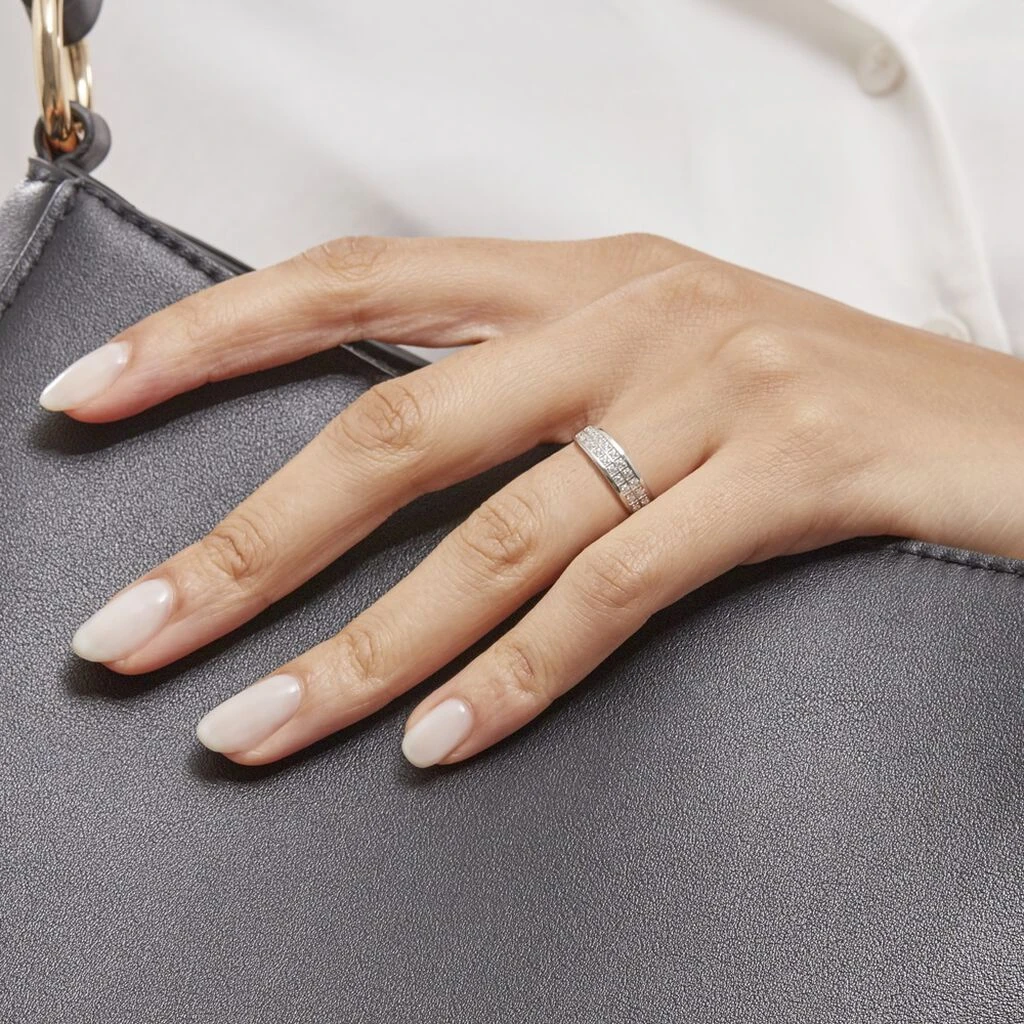 Bague Morjana Or Blanc Oxyde De Zirconium 8 Bague Morjana Or Blanc Oxyde De Zirconium – Image 6