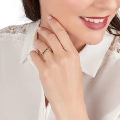 Bague Morgana Or Jaune Diamant -Garmin Soldes B3DFJDW0S1 model0