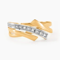 Bague Nermine Or Jaune Diamant