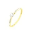 Bague Solitaire Laetitia Or Jaune Diamant