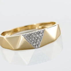 Bague Lizia Or Jaune Diamant -Garmin Soldes B3DFJDW1Q6 view3