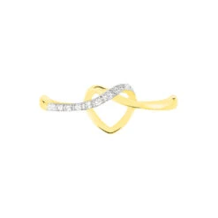Bague Mona-lisa Or Jaune Diamant -Garmin Soldes B3DFJDW233 view1