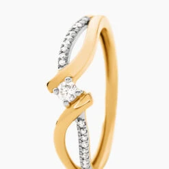 Bague Orianna Or Jaune Diamant -Garmin Soldes B3DFJDW30S view1