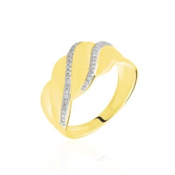 Bague Elyanne Or Jaune Diamant