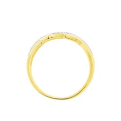 Bague Elyanne Or Jaune Diamant 9 Bague Elyanne Or Jaune Diamant -Garmin Soldes B3DFJDW39J view2